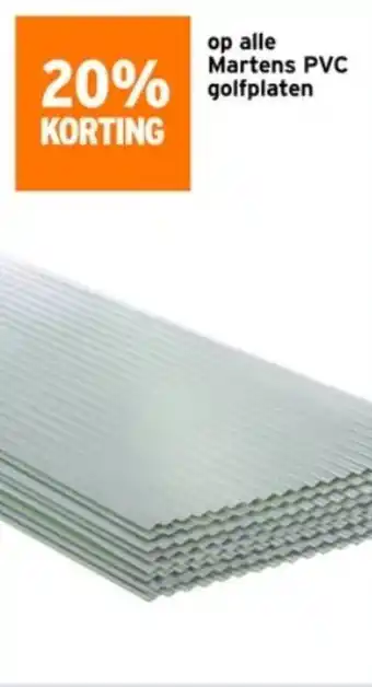GAMMA op alle Martens PVC golfplaten aanbieding