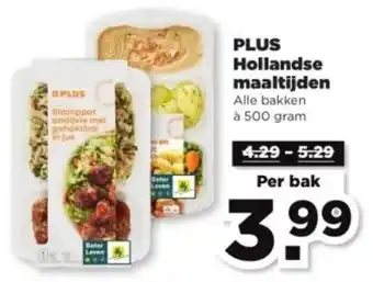 PLUS Hollandse maaltijden 500 gram aanbieding
