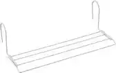 Bol.com Metaltex - Hangdroogrek Iseo - 2 meter drooglengte - 58x17cm - Wit - Radiator - Balkon - Camping - Inklapbaar aanbieding