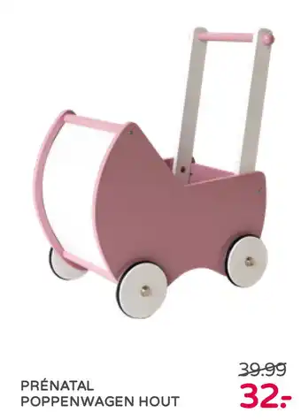 Prenatal Prénatal poppenwagen hout aanbieding