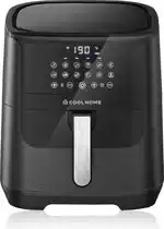 Bol.com CoolHome AF23 Airfryer XXL Deluxe - 65 Liter - Hetelucht friteuse met Keramische coating - zwart aanbieding