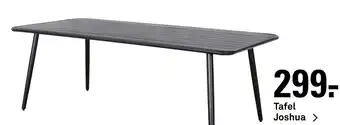 Karwei Tafel joshua aanbieding