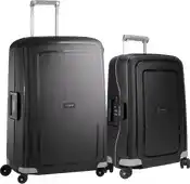 Coolblue Samsonite S'cure Spinner 75+55cm Black kofferset aanbieding