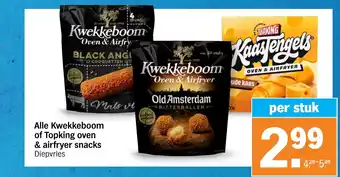 Albert Heijn Alle Kwekkeboom of Topking oven and  airfryer snacks aanbieding