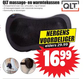 Dirk QLTmassage en warmtekussen aanbieding