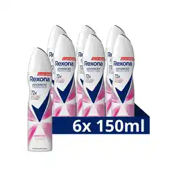 Bol.com Rexona Women Advanced Protection Anti-Transpirant Spray - Biorythm - met Body Heat Activated Technologie - 6 x 150 ml aanbieding