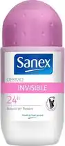 De Online Drogist Sanex Dermo Invisible Deoroller 50ML aanbieding