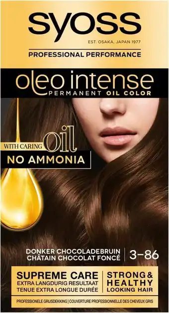 Bol.com SYOSS Oleo Intense 3-86 Chocoladebruin Haarverf - 1 stuk aanbieding