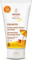 Bol.com WELEDA - Zonnecrème Gevoelige Huid SPF50 - Baby & Kind - 50ml - Edelweiss - 100% natuurlijk aanbieding