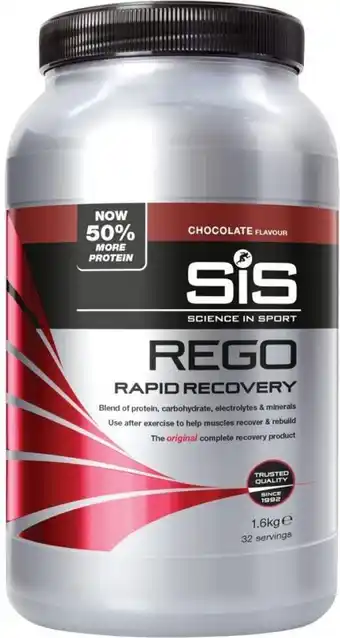 Bol.com Sis - REGO Rapid Recovery Drink poeder Post Workout proteine poeder - 20g proteine per serving - chocolade smaak - 32 Serving aanbieding