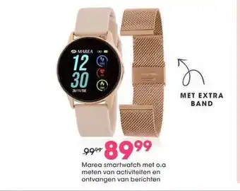 Lucardi Marea smartwatch met o.a meten van activiteiten en ontvangen van berichten aanbieding