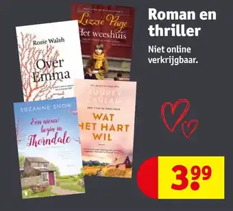 Kruidvat Roman en thriller aanbieding