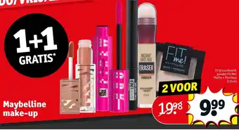 Kruidvat Maybelline make up aanbieding