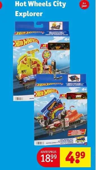 Kruidvat Hot Wheels City Explorer aanbieding