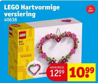 Kruidvat LEGO Hartvormige versiering aanbieding