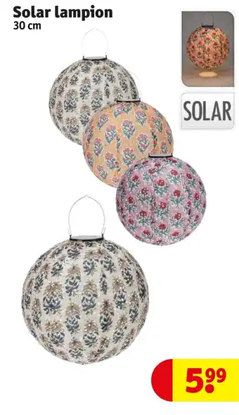 Kruidvat Solar lampion 30 cm aanbieding