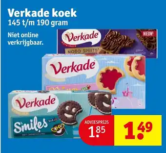 Kruidvat Verkade koek aanbieding