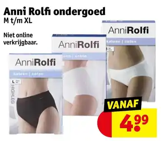 Anni Rolfi ondergoed aanbieding bij Kruidvat