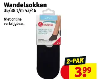 Kruidvat Wandelsokken aanbieding