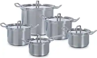Coolblue BK Q-linair Master Glas Pannenset 5-delig aanbieding