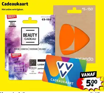 Kruidvat Cadeaukaart aanbieding