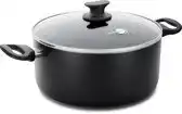 Bol.com GreenPan Cambridge kookpan met deksel 24cm - zwart - inductie - PFAS-vrij - Gratis Ecover pakket bij aankoop van €100 GreenPa aanbieding