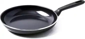 Bol.com GreenPan Memphis koekenpan 28cm - zwart - inductie - PFAS-vrij - Gratis Ecover pakket bij aankoop van €100 GreenPan aanbieding