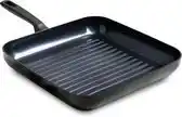 Bol.com GreenPan Memphis grillpan 28cm - zwart - inductie - PFAS-vrij - Gratis Ecover pakket bij aankoop van €100 GreenPan aanbieding