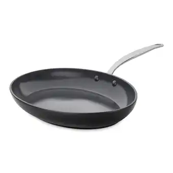 Bol.com GreenPan Barcelona Infinity Pro ovale vispan 33cm - zwart - inductie - PFAS-vrij - Gratis Ecover pakket bij aankoop van €100 aanbieding