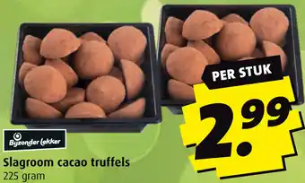 Boni Slagroom cacao truffels 225 gram aanbieding