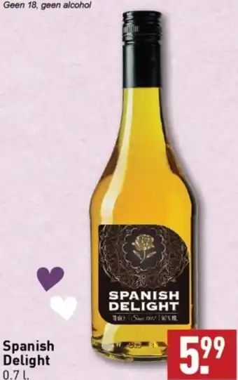 ALDI Spanish Delight 0.7 L. aanbieding
