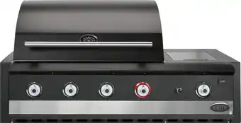 Bol.com Boretti - Ibrido Top - gas/houtskool Inbouwbarbecue Buitenkeuken - inbouw BBQ aanbieding