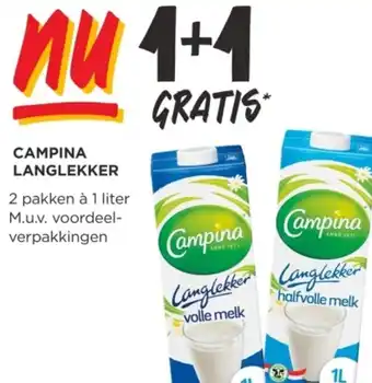 Jumbo CAMPINA LANGLEKKER 1L aanbieding