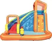 Bol.com Waterpark turbo splash met klimwand en zwembad incl airblower - 365x320x270cm aanbieding