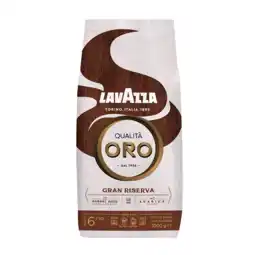 Koffievoordeel.nl Lavazza Qualita Oro Gran Riserva - Koffiebonen 1 KG aanbieding