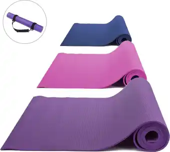 Bol.com Rucanor Yoga Mat - Klein fitness - paars licht / lila - ONE aanbieding