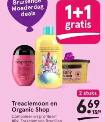 Etos Treaclemoon en Organic Shop aanbieding