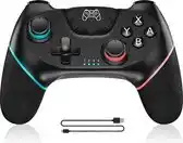 Bol.com Draadloze Pro Controller Compatibel met Nintendo Switch Bluetooth Gamepad Remote Joypad Joystick met Turbo Dual Shock Gyro as aanbieding