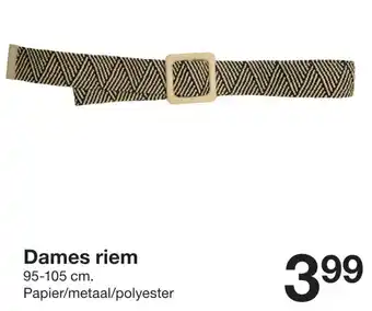 Zeeman Dames riem aanbieding