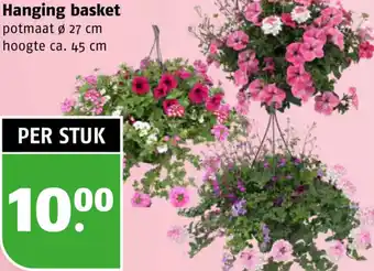 Poiesz Hanging basket aanbieding