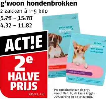 Poiesz g'woon hondenbrokken aanbieding