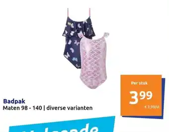 Action Badpak aanbieding