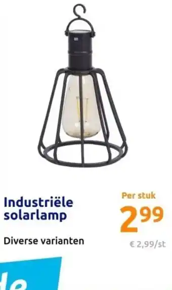 Action Industriële solarlamp aanbieding