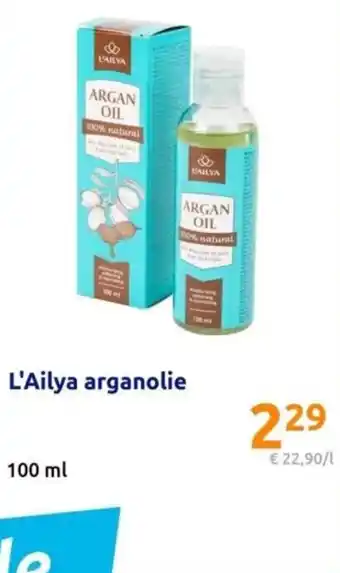 Action L'Ailya arganolie 100ml aanbieding