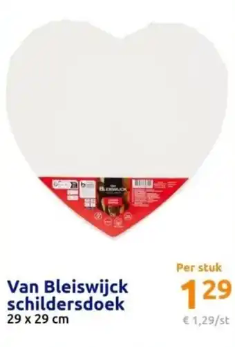 Action Van Bleiswijck schildersdoek aanbieding