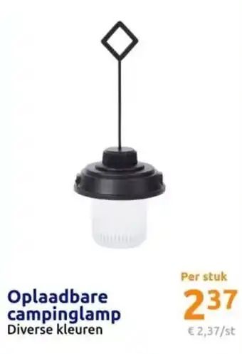 Action Oplaadbare campinglamp aanbieding