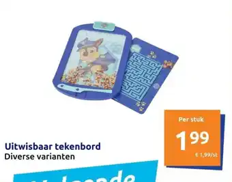 Action Uitwisbaar tekenbord aanbieding