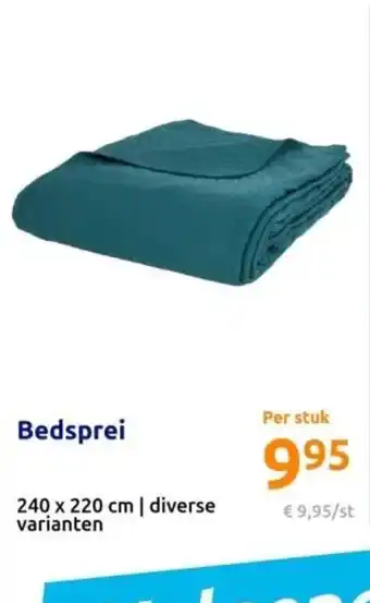 Action Bedsprei 240 x 220 cm aanbieding