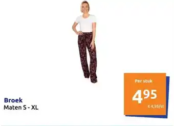 Action Broek aanbieding