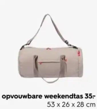 HEMA opvouwbare weekendtas aanbieding